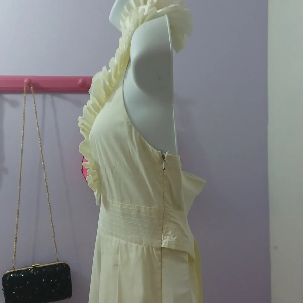 BCBG MAXAZRIA BEAUTIFUL HALTER DRESS SZ 2 - Picture 5 of 11